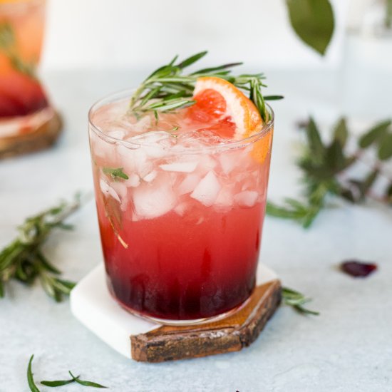 Sparkling Pomegranate Cocktail