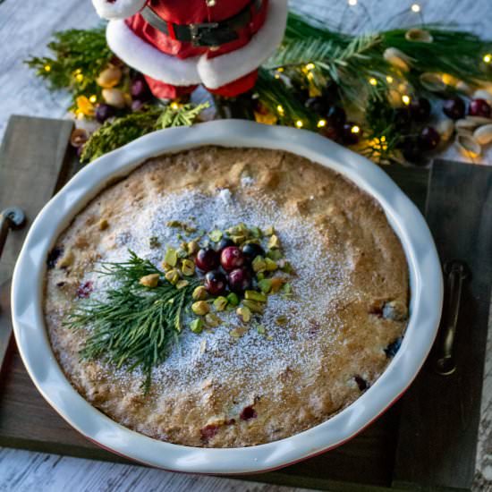 Cranberry Pistachio Pie