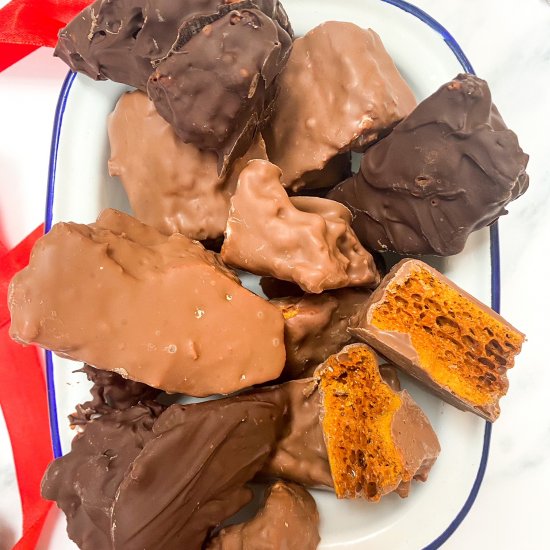 Chocolate Dipped Honeycomb