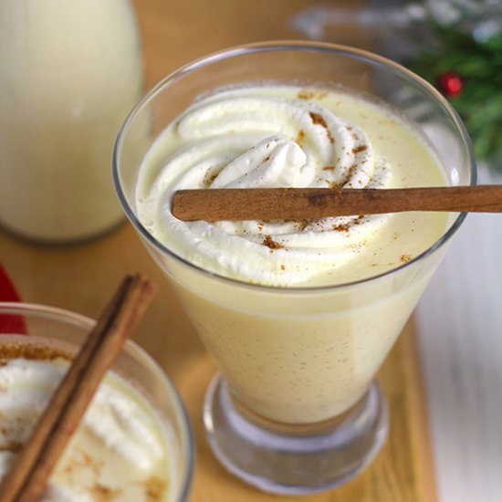 Creamy Homemade Eggnog