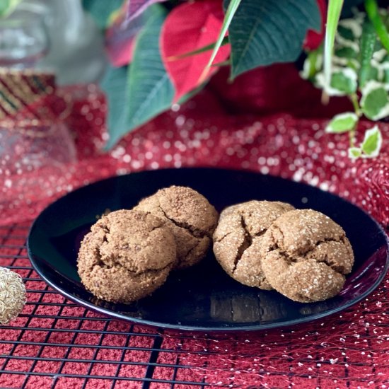 Gingersnaps, Gluten Free, Vegan