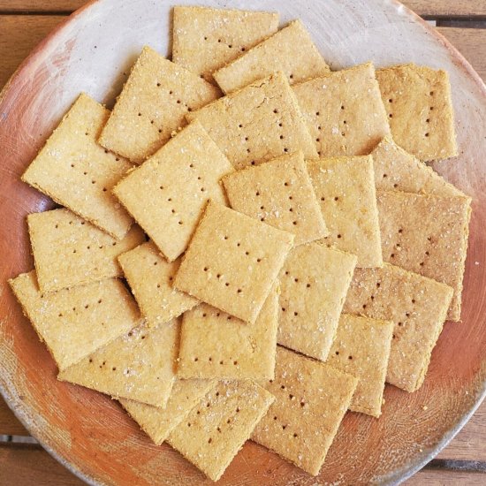 Gluten Free Vegan Cheese Crackers