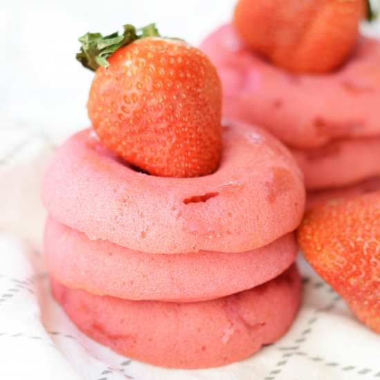 Baked Strawberry Donuts Recipe