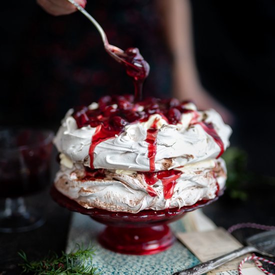 Black Forest Pavlova