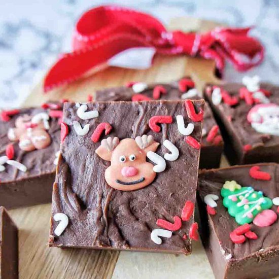 Slow Cooker Christmas Fudge