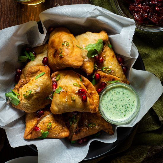 Leftover Turkey Samosas