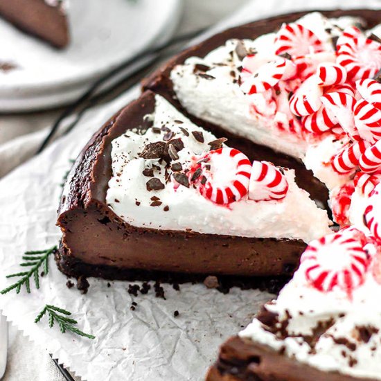 Chocolate Peppermint Cheesecake