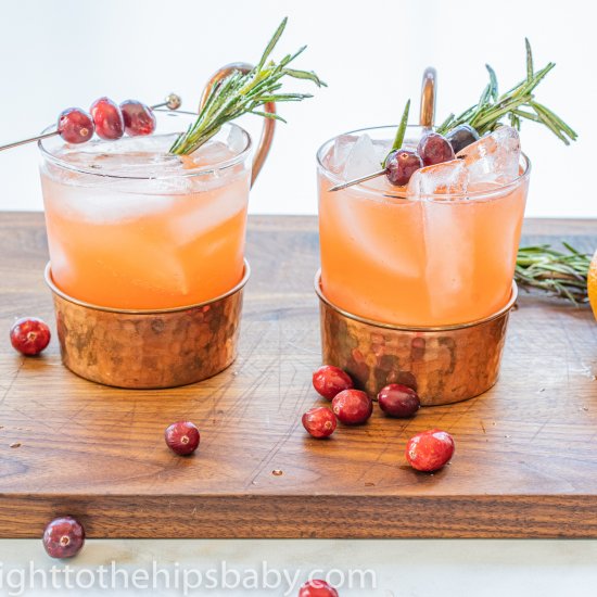 Spiced Cranberry Gin Punch