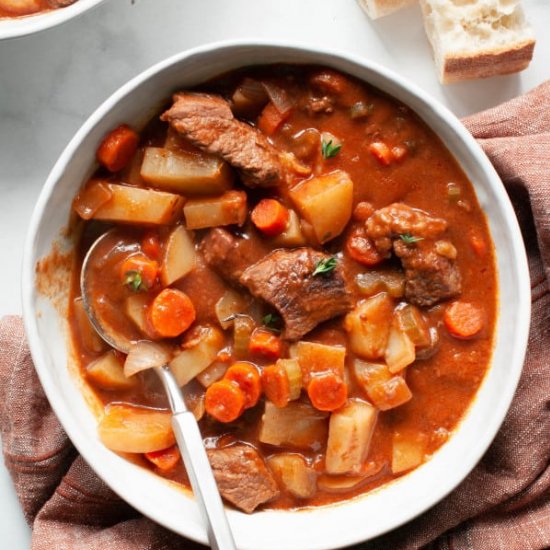 Stove Top Beef Stew Recipe