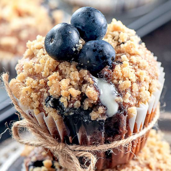 Banana Blueberry Muffins