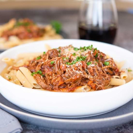 Tender Red Wine Beef Ragu