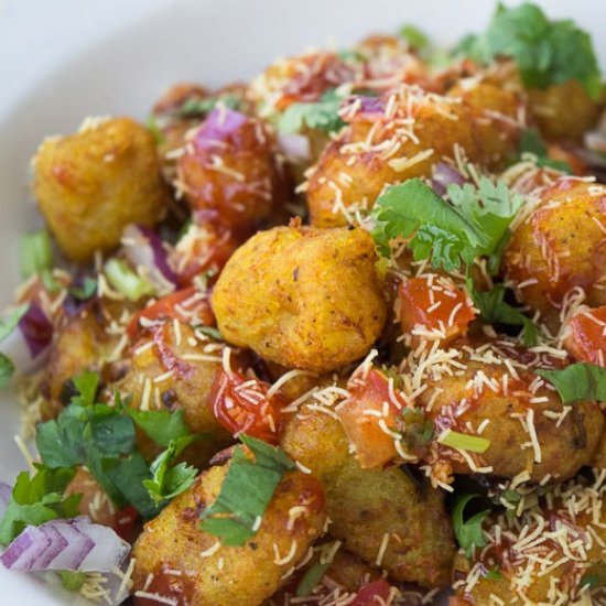 EASY CHEESY TATER TOT CHAAT!!