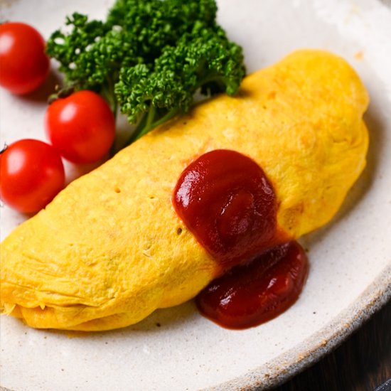 Japanese Omelette Rice “Omurice”