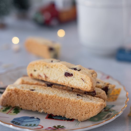 Cranberry Almond Biscotti