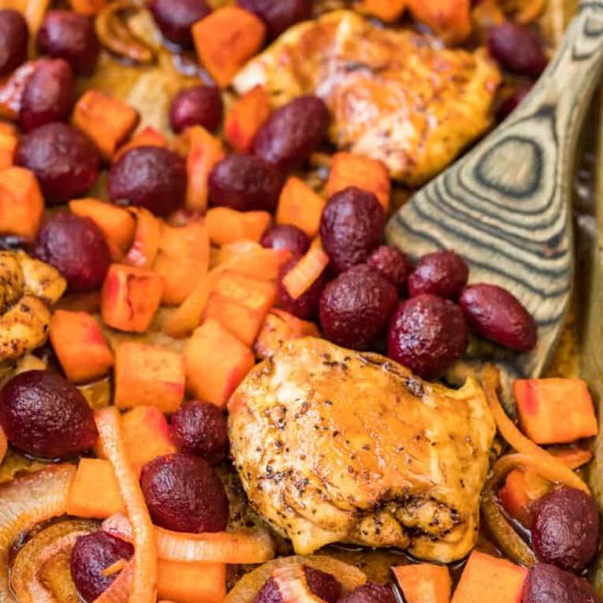 balsamic chicken and beets!