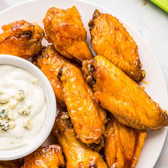 air fryer chicken wings!