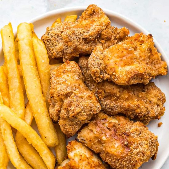 air fryer chicken nuggets!