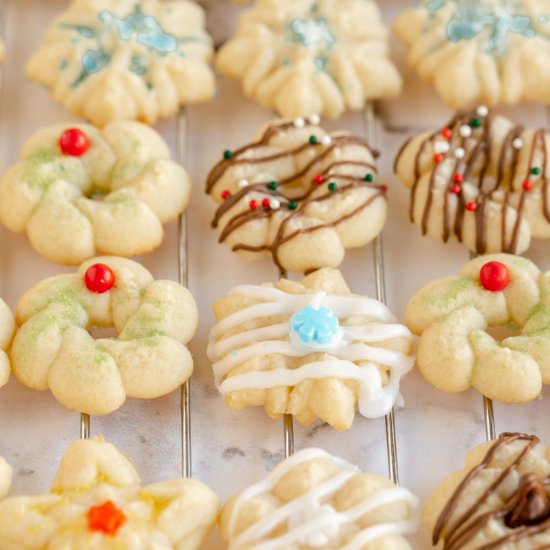 Classic Buttery Spritz Cookies