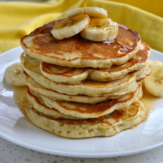 Homemade Banana Pancakes