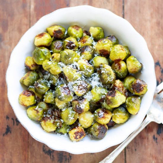 Roasted Frozen Brussels Sprouts