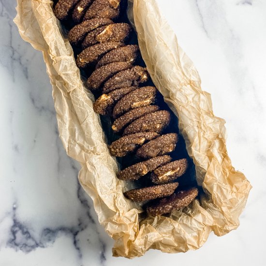 white chocolate ginger cookies