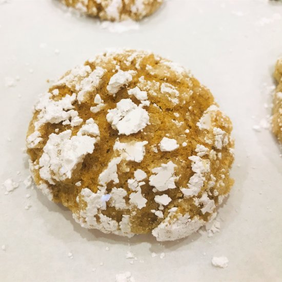 Pumpkin Crinkle Cookies