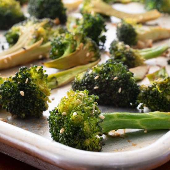 Asian Roasted Broccoli