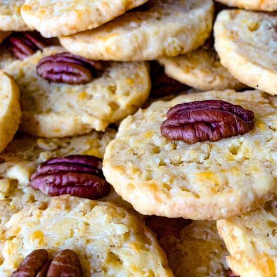 Southern Pecan Cheddar Wafers