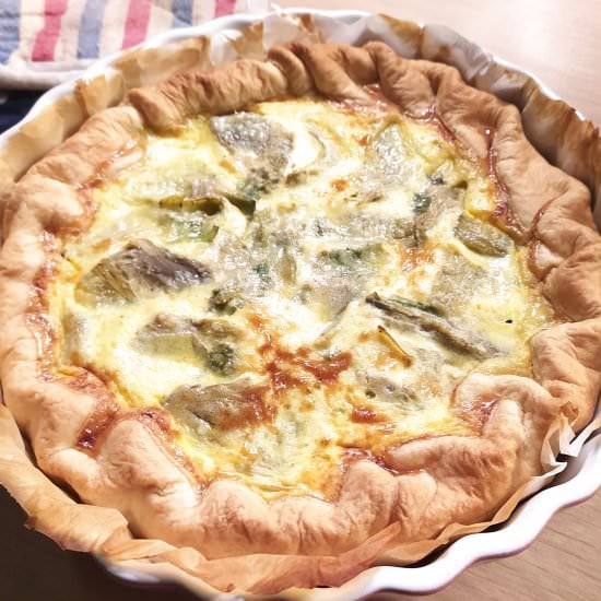 Artichokes and Cheese Savory Pie