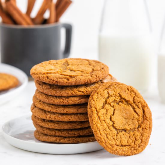 Chewy Gingersnap Cookies