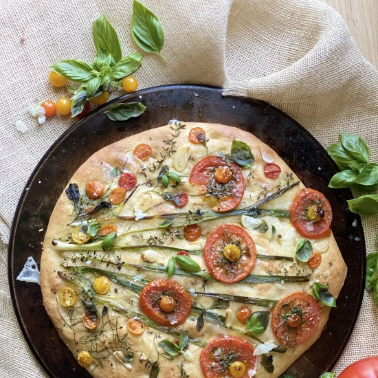 Tomato Focaccia Art Bread