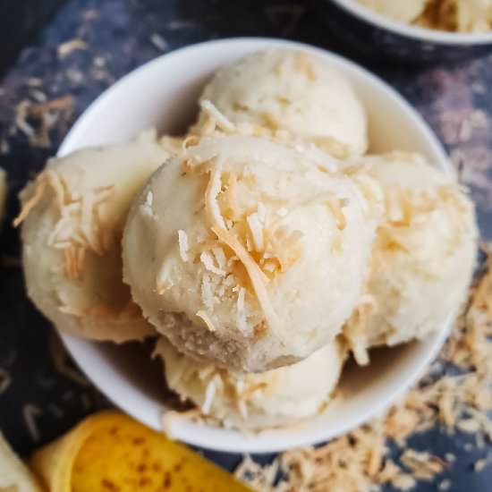 Pineapple Coconut Nice Cream