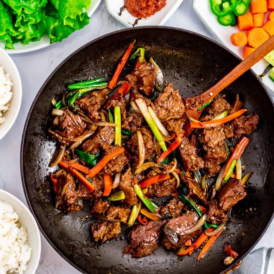 Beefless Seitan Bulgogi