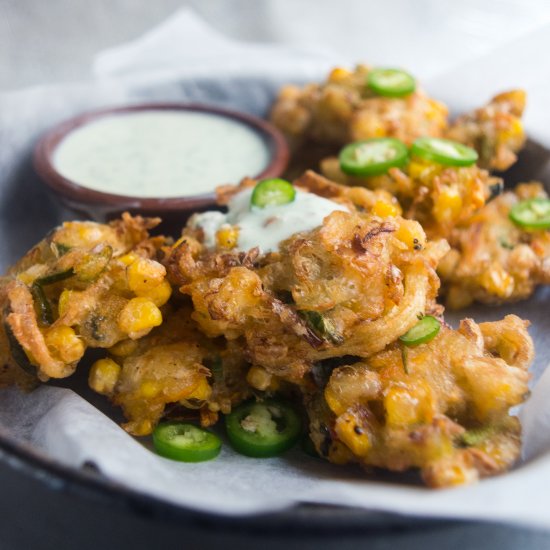 Corn & Vegetable Fritters