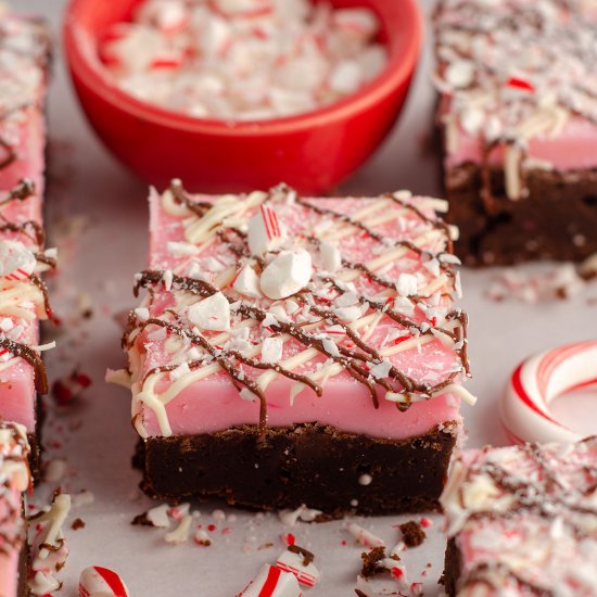 peppermint brownies