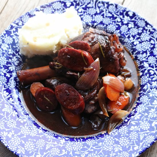 Rioja Braised Lamb Shanks