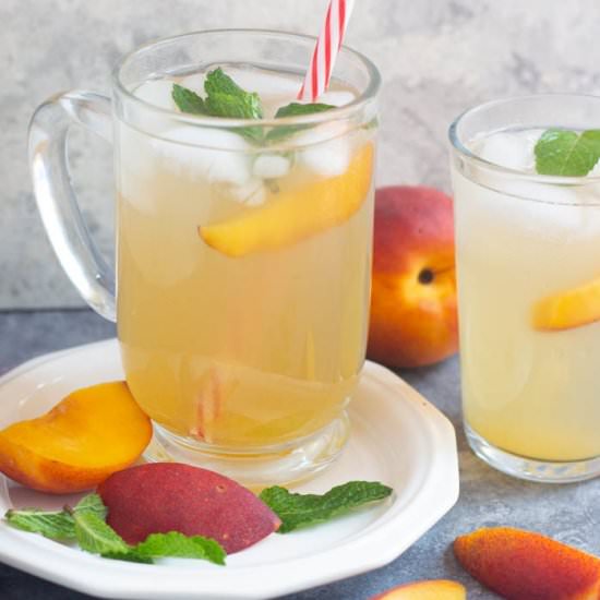 ICED PEACH GREEN TEA