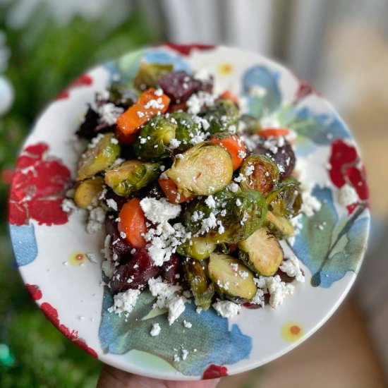 Roasted Brussel Sprout Salad