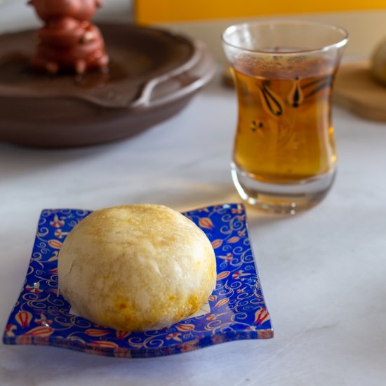 Flaky Pumpkin-Bacon-Maple Mooncakes