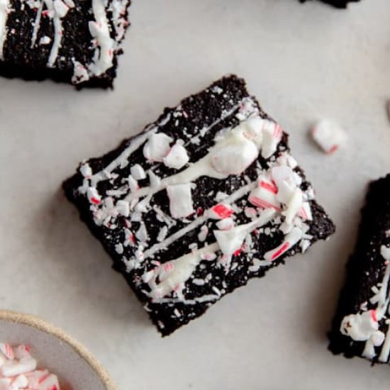 Healthy Peppermint Brownies