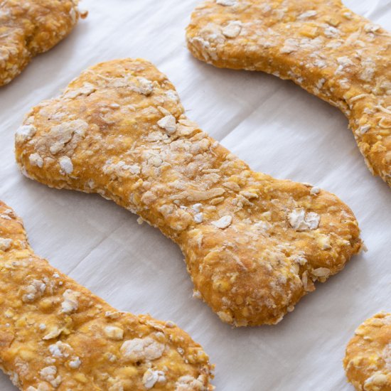 Sweet Potato and Oatmeal Dog Treats