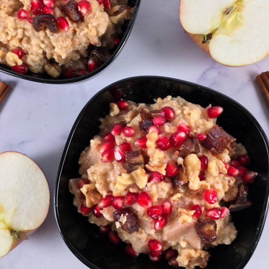 Cinnamon Apple Steel Cut Oats