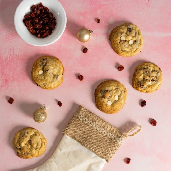 White Chocolate Cranberry Cookies