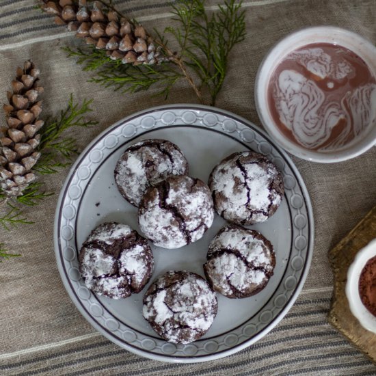 chocolate crackle cookies