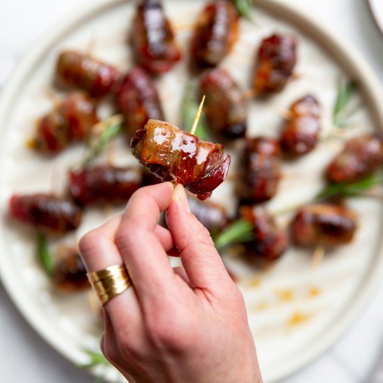 The BEST Bacon Wrapped Dates