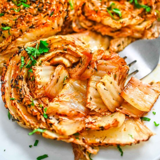 Napa Cabbage Steaks