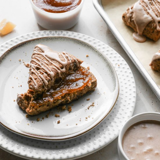 Gluten Free Gingerbread Scones