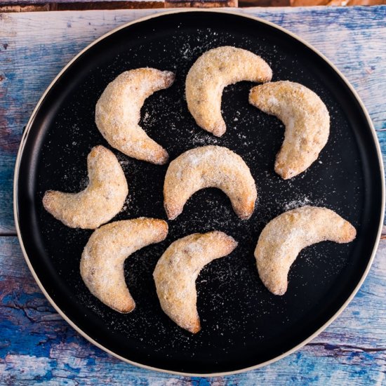 Traditional Austrian Vanillekipferl