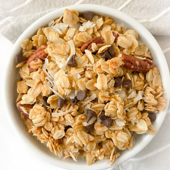 Coconut Chocolate Chip Granola