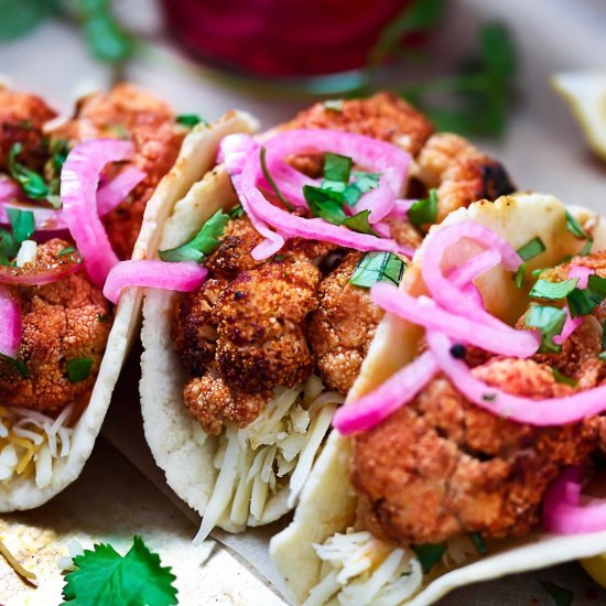 Smoky Cauliflower Fajitas